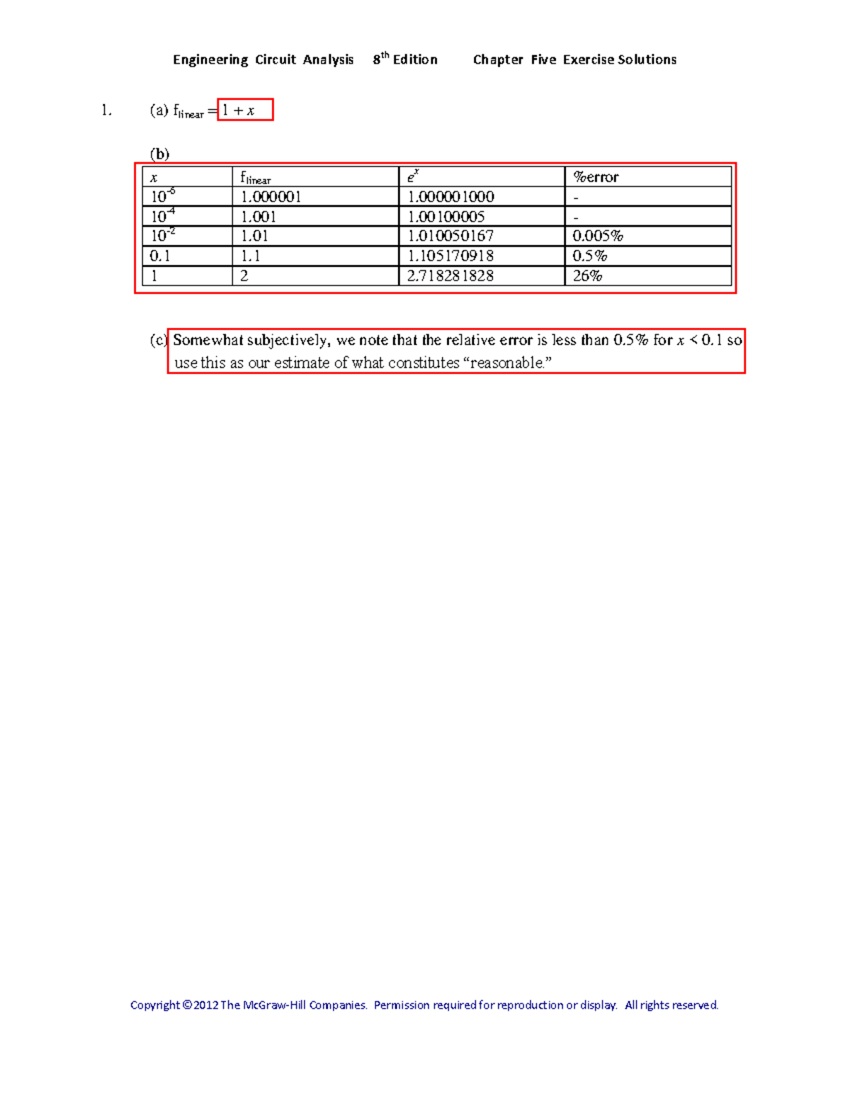 회로이론5단원솔루션- Engineering Circuit Analysis 8 Edition Chapter Five ...