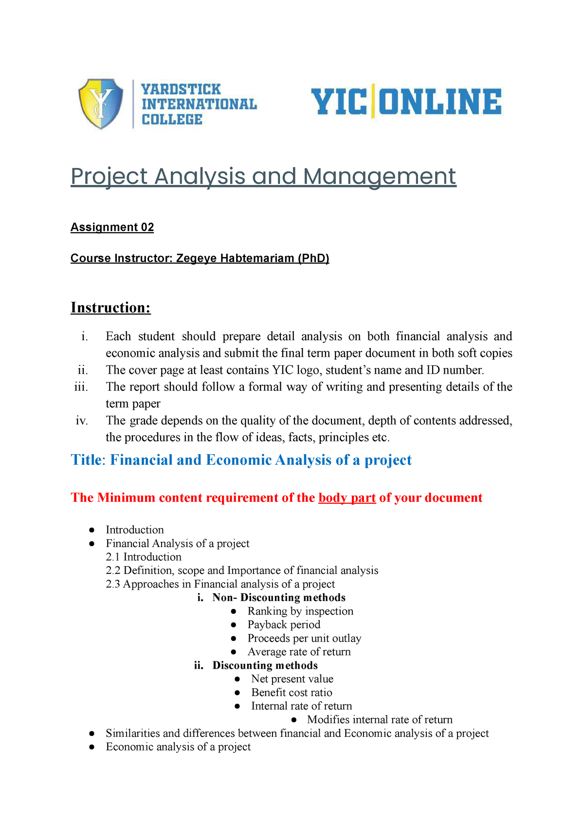 project-analysis-and-management-assignment-02-each-student-should