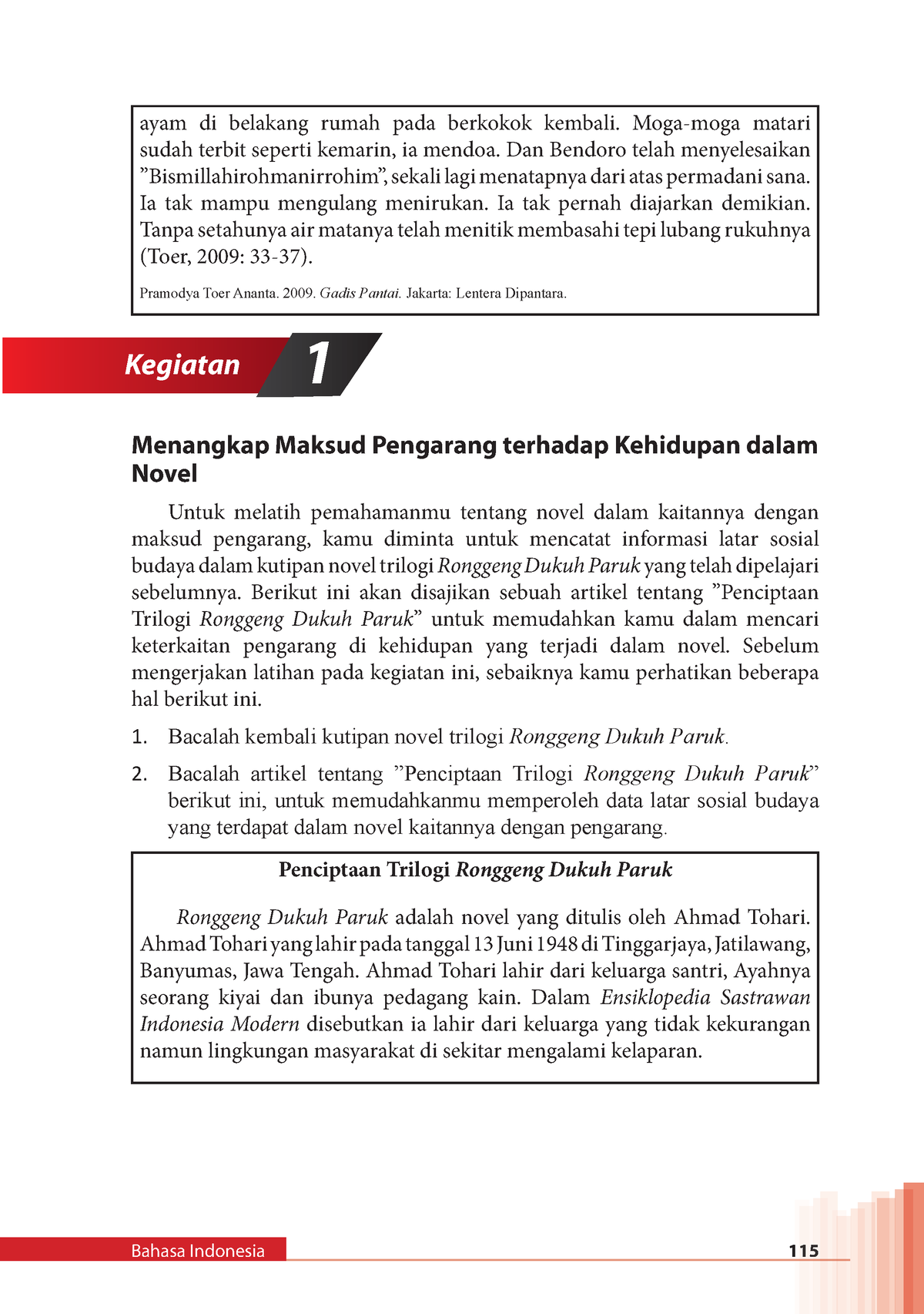 Kelas XII Bahasa Indonesia BS Press-31 - Bahasa Indonesia 115 Ayam Di ...