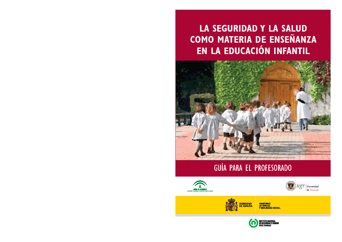 Inicio educacion infantil - LA SEGURIDAD Y LA SALUD COMO MATERIA DE ...