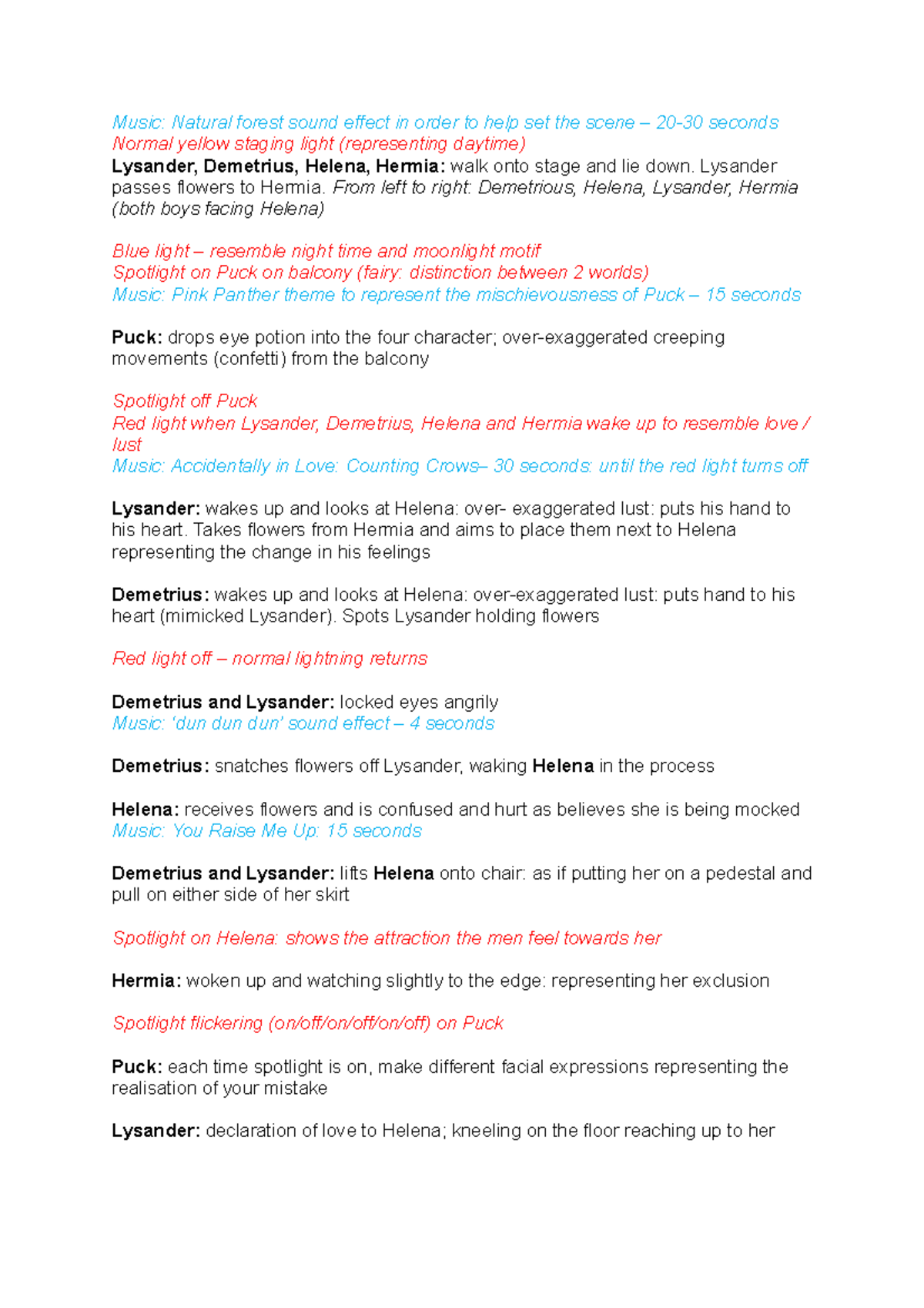 MSND script - Music: Natural forest sound effect in order to help set ...