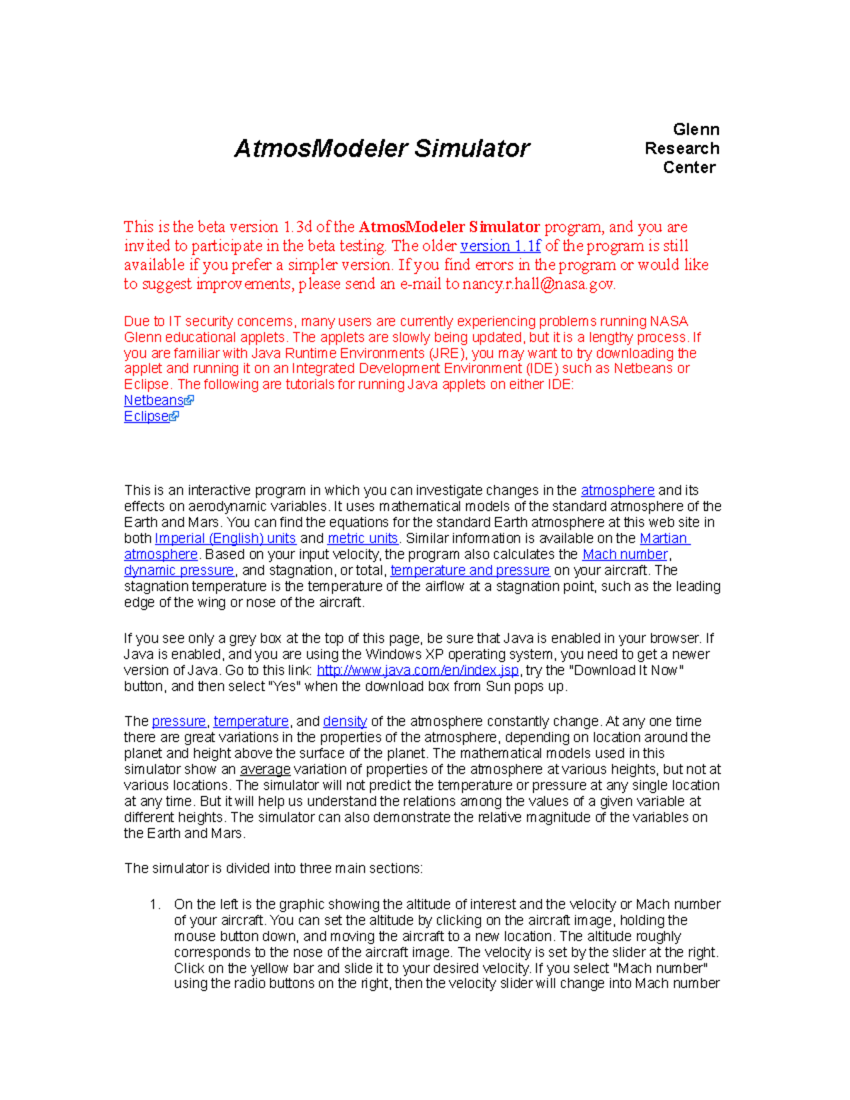 Atmos Modeler Simulator para volar tranquilo - AtmosModeler Simulator ...