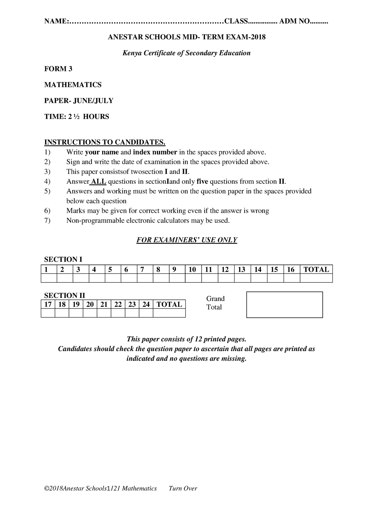 MATH F3 QNS - statistics - - Studocu