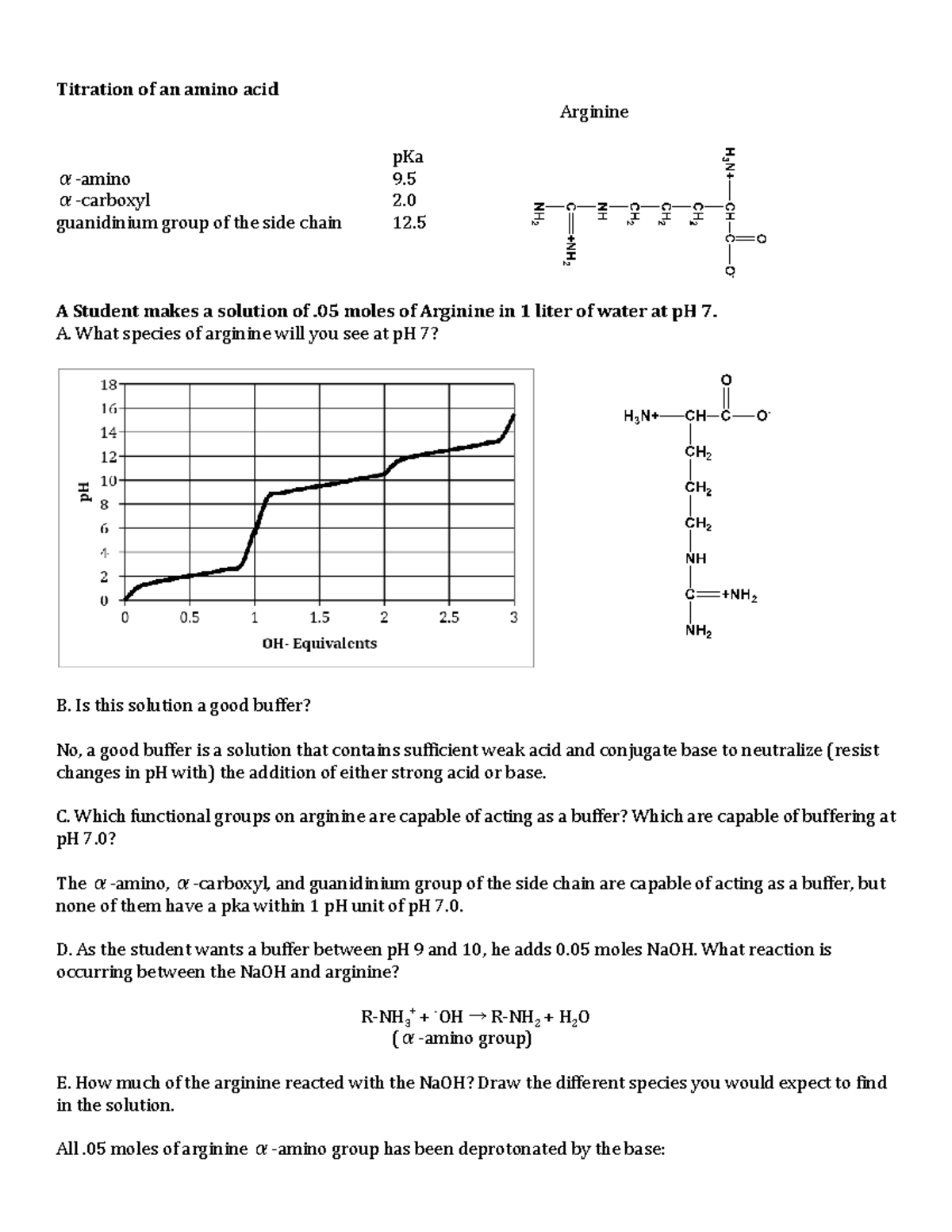 Amino Acid Titration Lecture Notes 1 Studocu