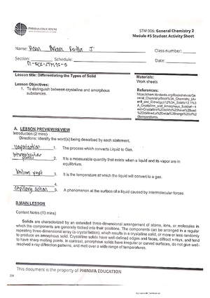 STM 007 - Module 1, C1-03 Revilla - Name: kenn Briane Revilla J Section ...