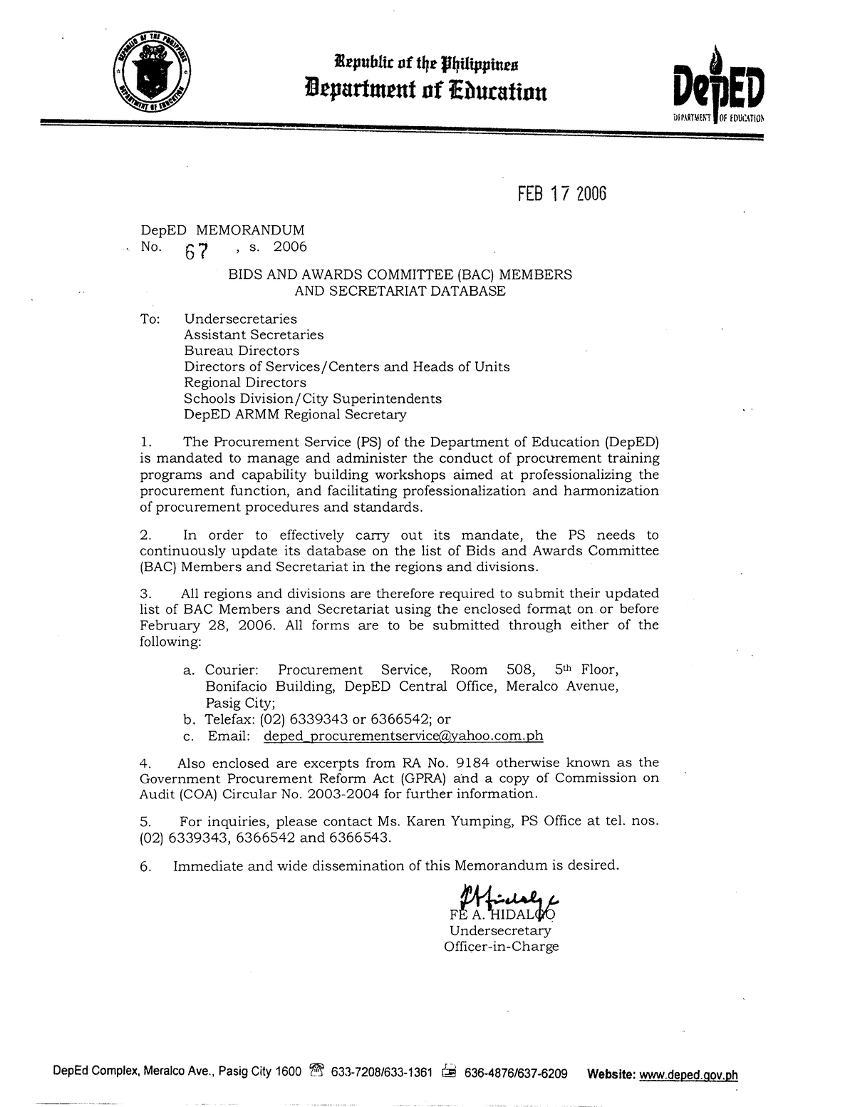 DM S DEPED ORDER ROLES AND RESPONSIBILITIES ON COMMITTEES Education Studocu