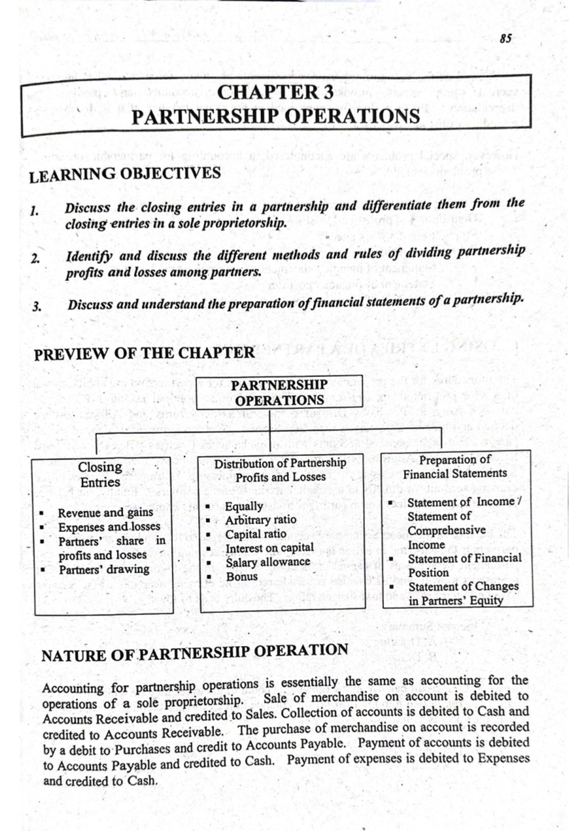 Chap3-Partnership Operations - Bachelors of Science in Business ...