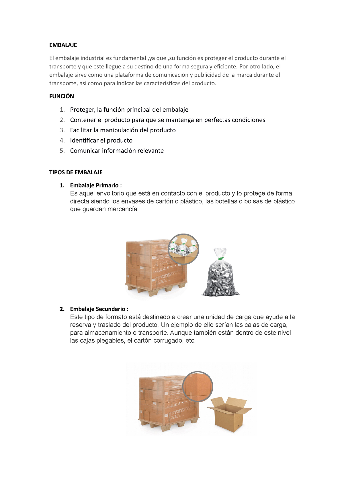 Embalaje - Hmwork - EMBALAJE El Embalaje Industrial Es Fundamental ,ya ...