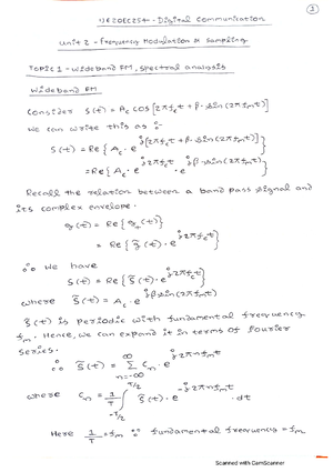 DSP Unit 3 Notes - Unit 3 : analog filter design - PSP ONIT 3 ANALOG ...