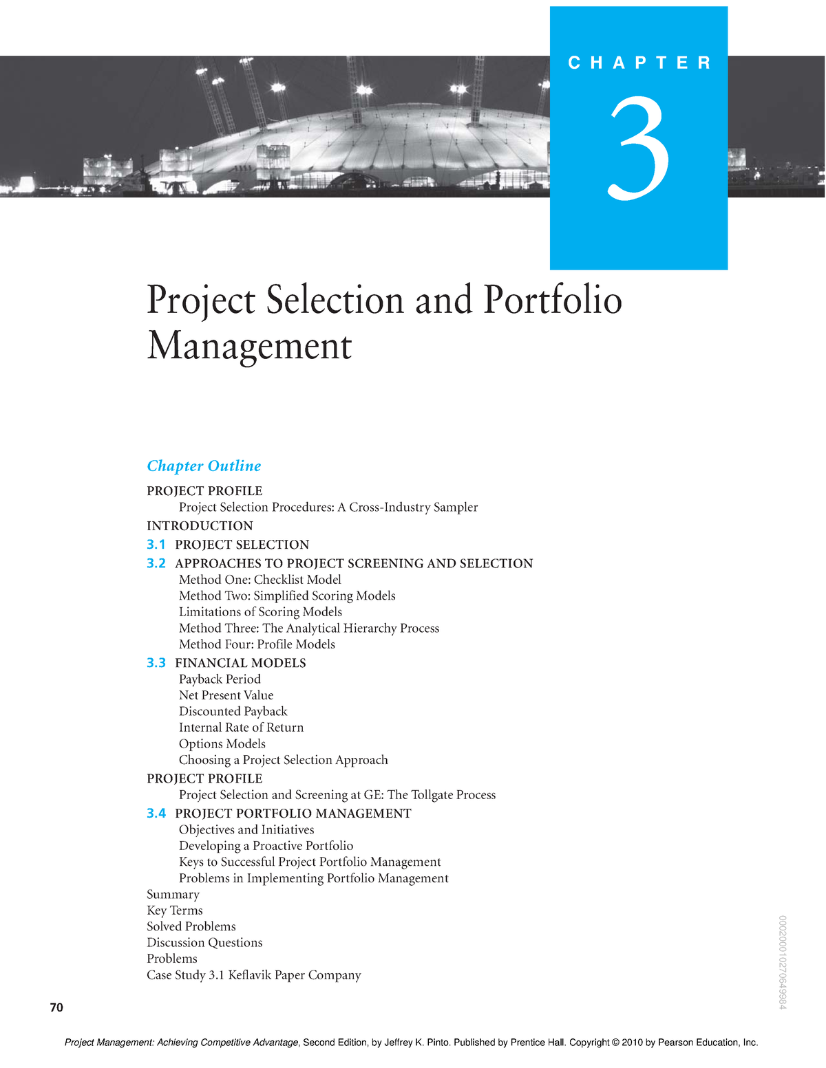 Book Chapter 3 - Portfolio And Program Management - 70 Project ...