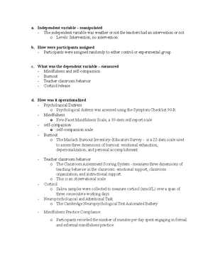 case study assignment psyc 255