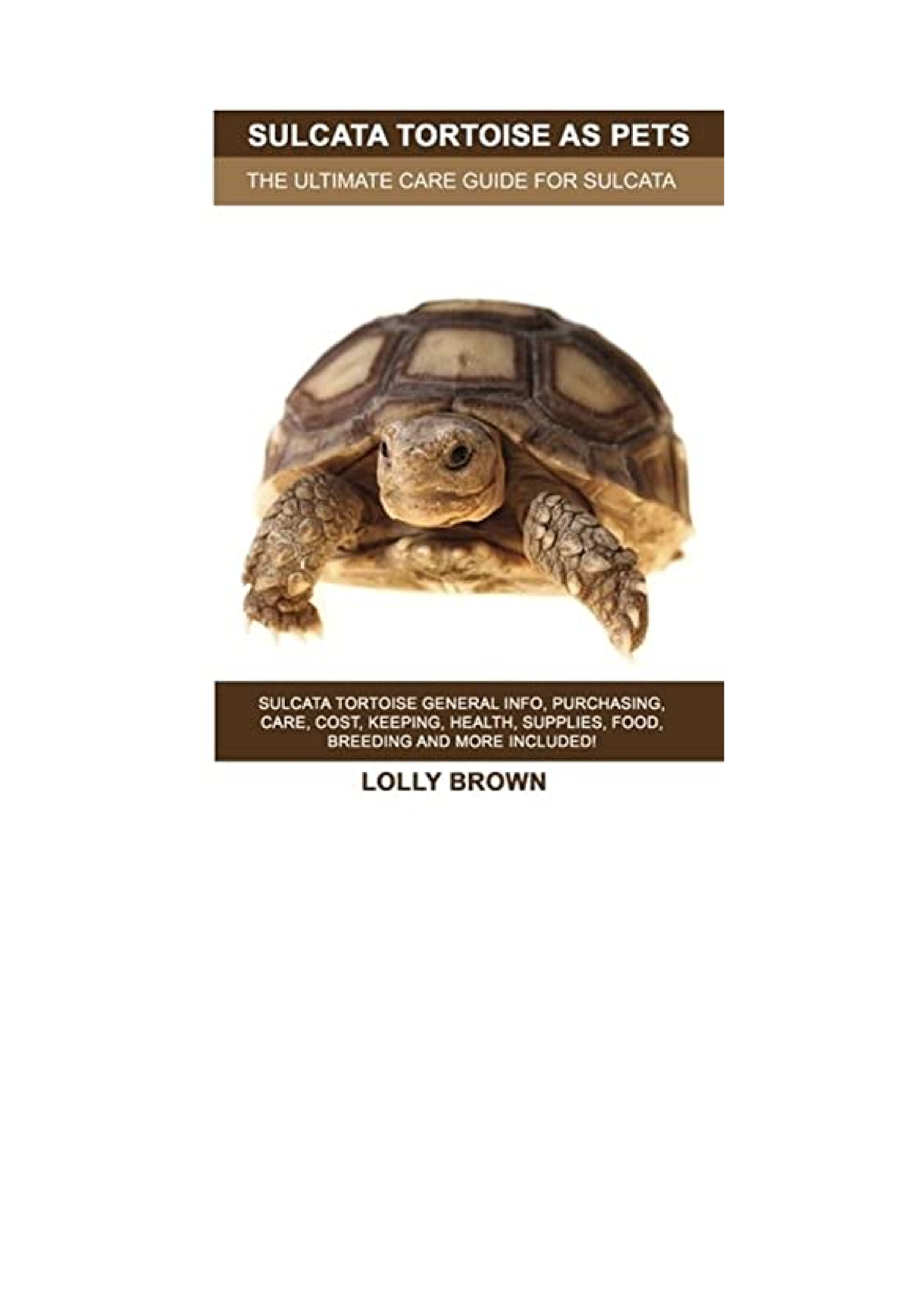 Download PDF Sulcata Tortoise as Pets Sulcata Tortoise General Info ...