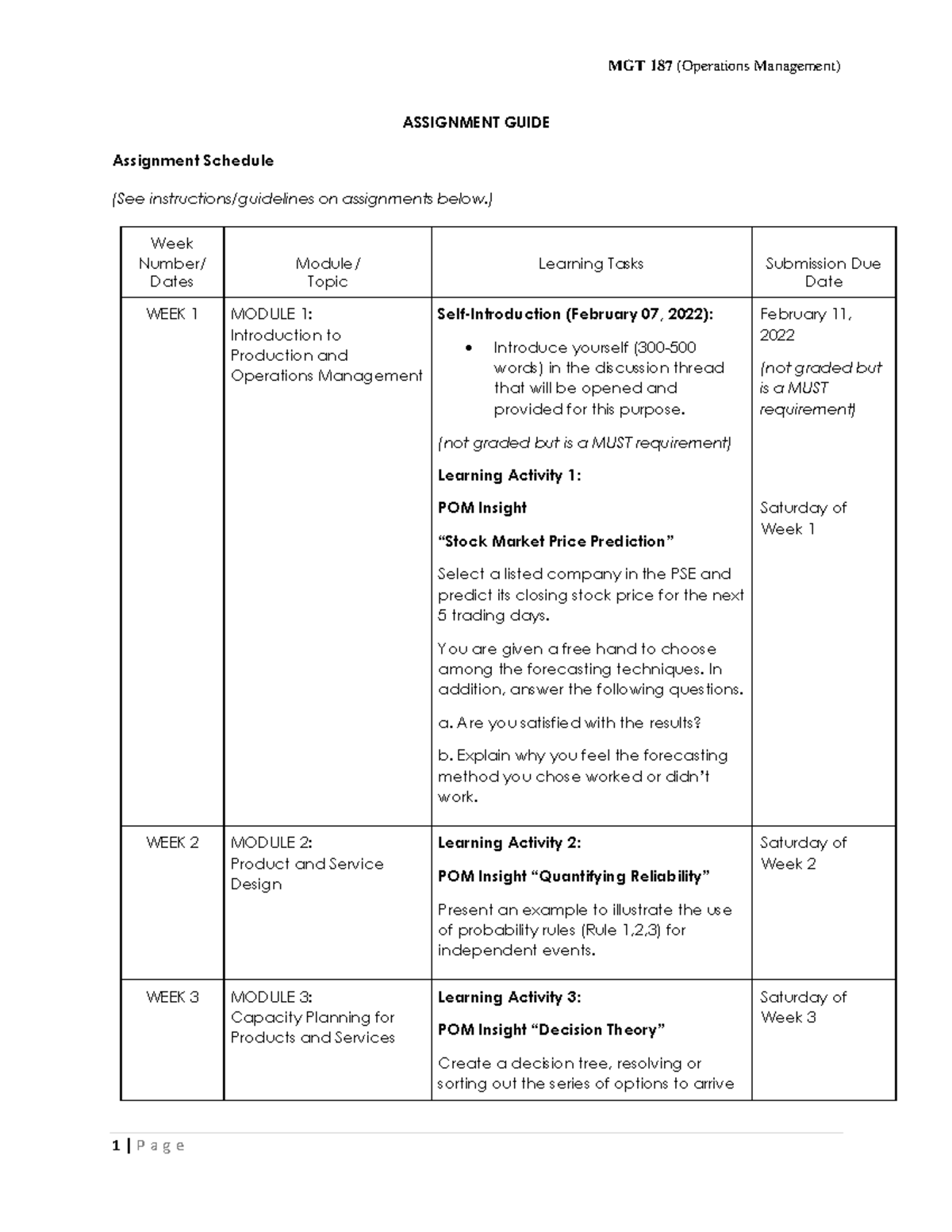 mgmt627 assignment solution 2022