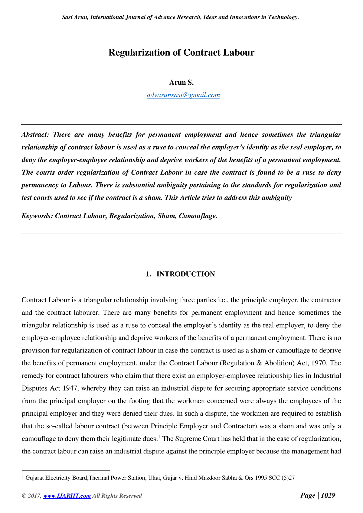 article-regularization-of-contract-labour-regularization-of