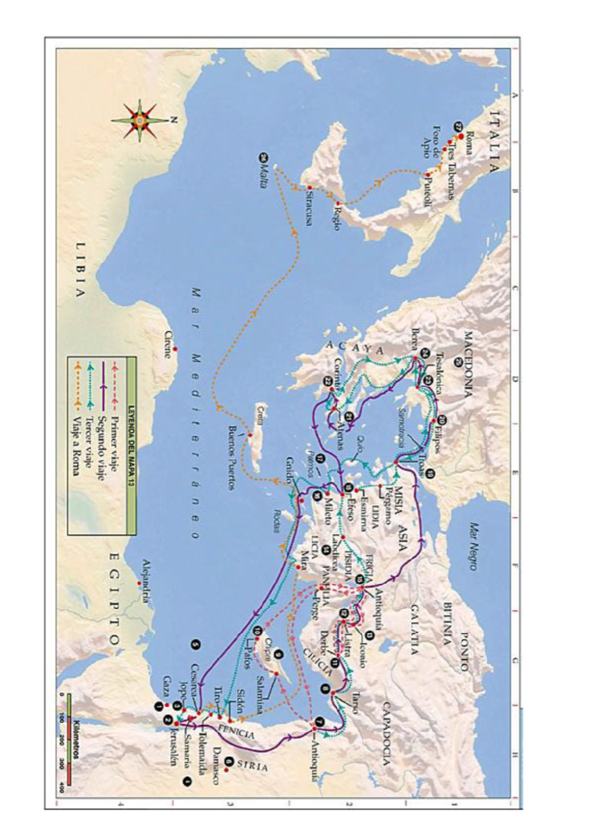 Mapas HC1 - I A B C D E F C I H ITALIA Mar Negro Roma MACEDONIA PONTO ...