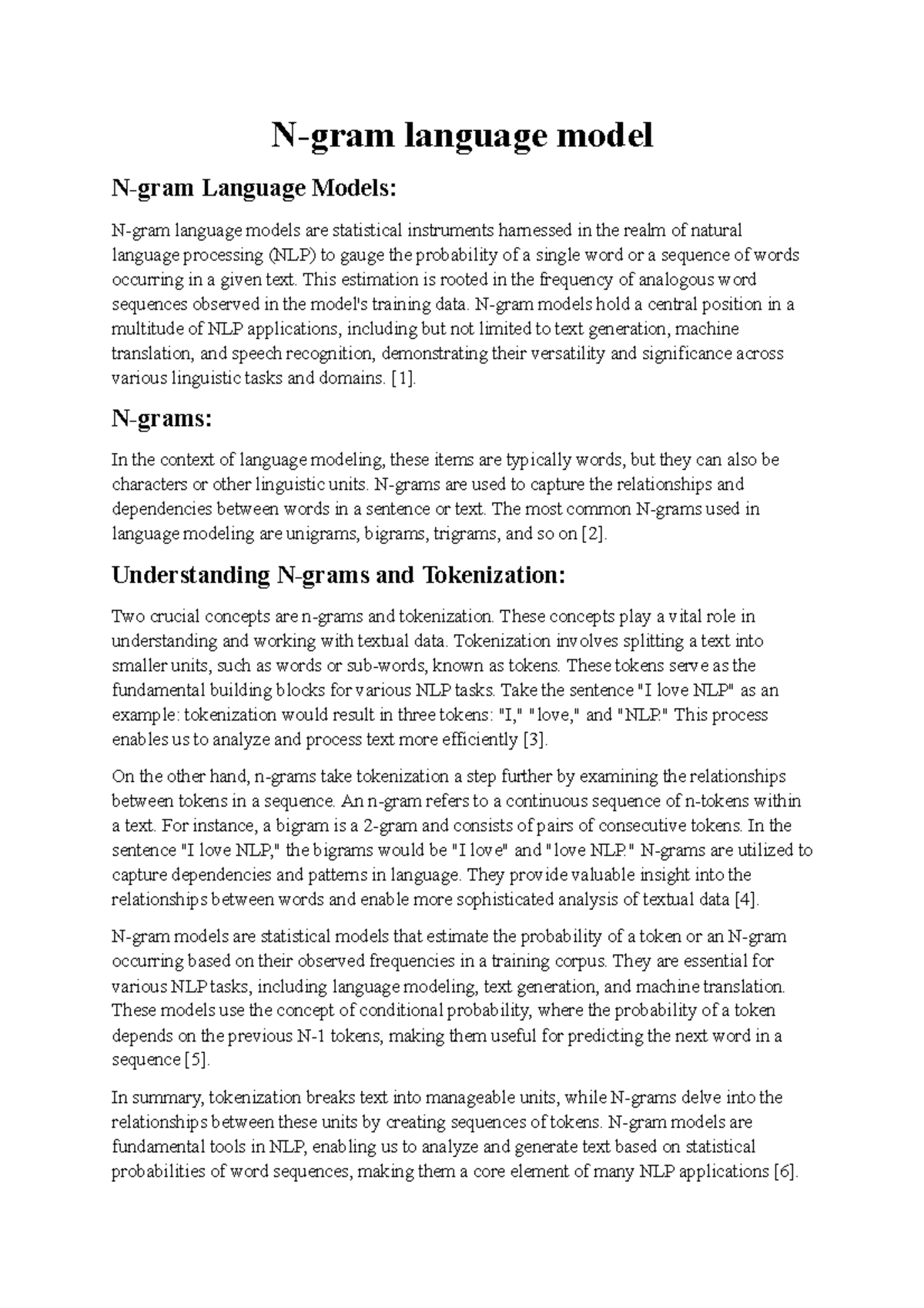 N-gram Language Model - My Practice Material - N-gram Language Model N ...