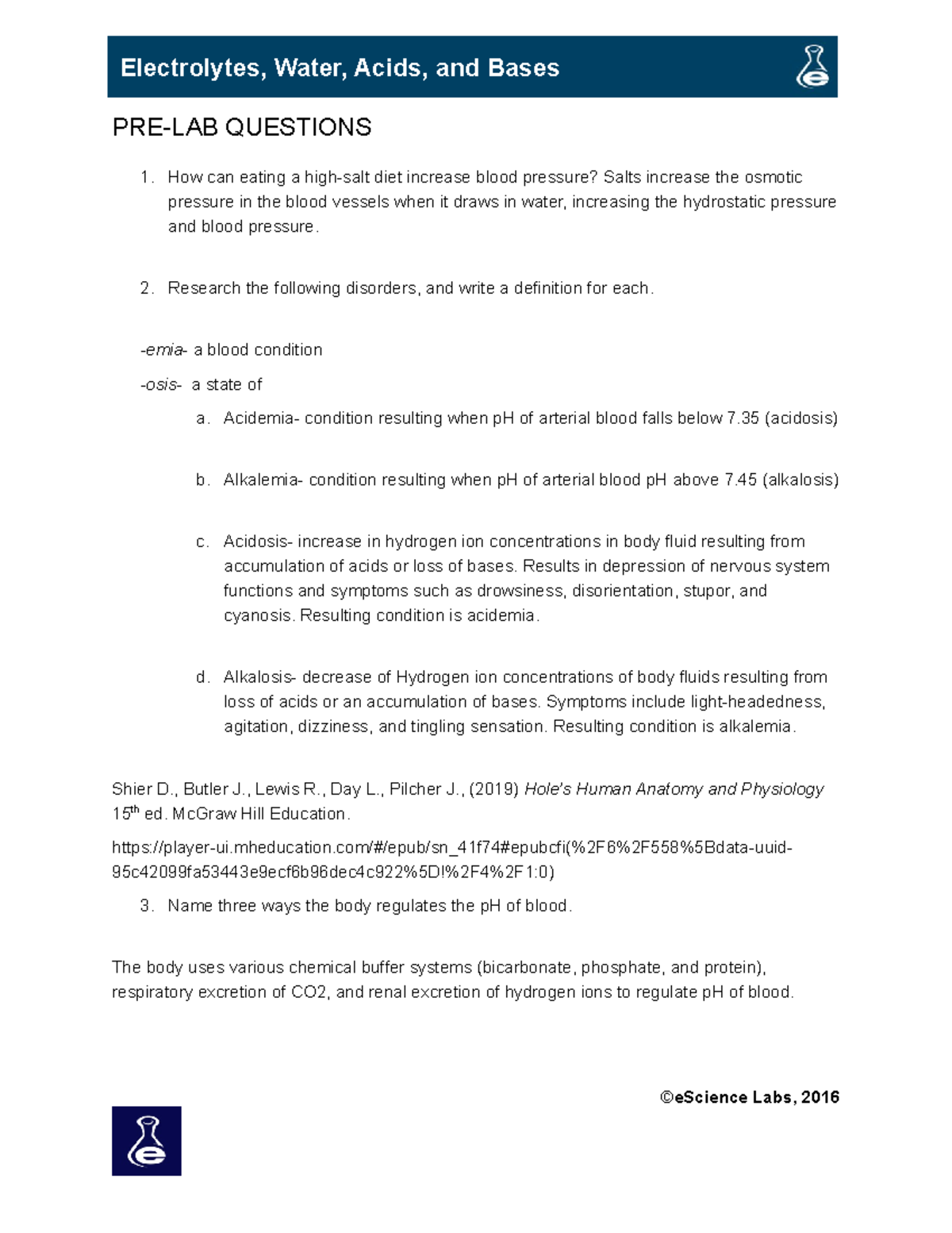 AP 5069 L15 Electrolytes Water Acids And Bases PRELAB QUESTIONS How