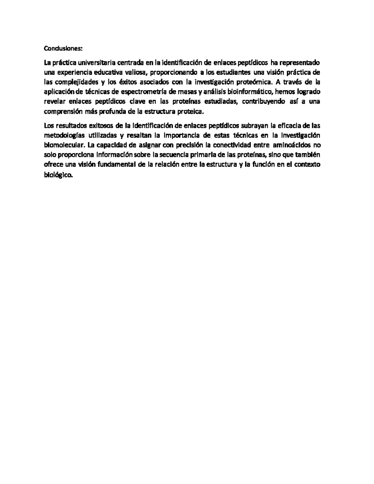 Conclusión - sdfsdf - Fenómenos de transporte ll - Studocu