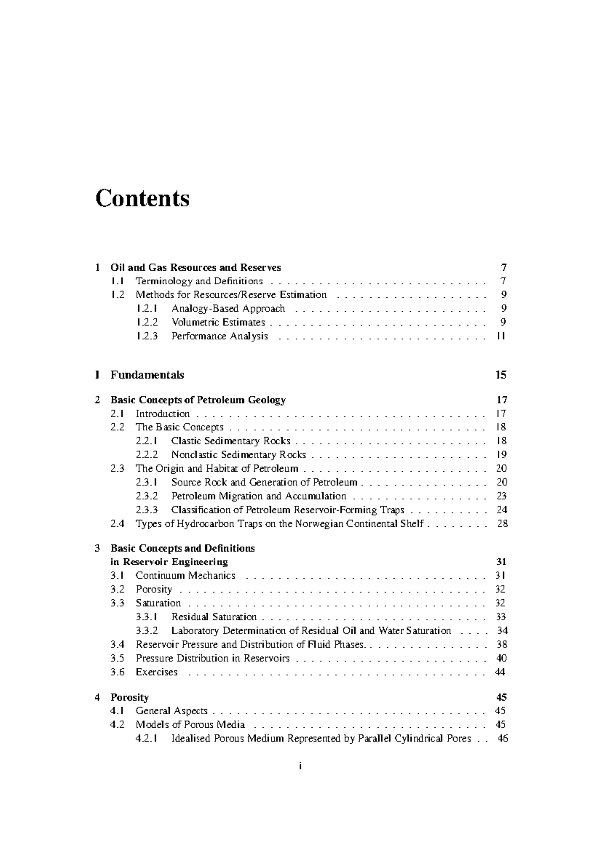 Zolotukhin - Reservoir engineering - Contents Preface The topics ...