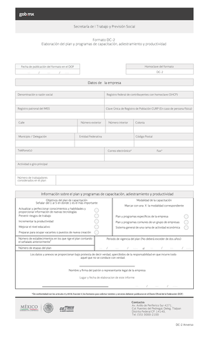 Manual DE PLAN DE Capacitacion JCF - guía paso a paso para la ...