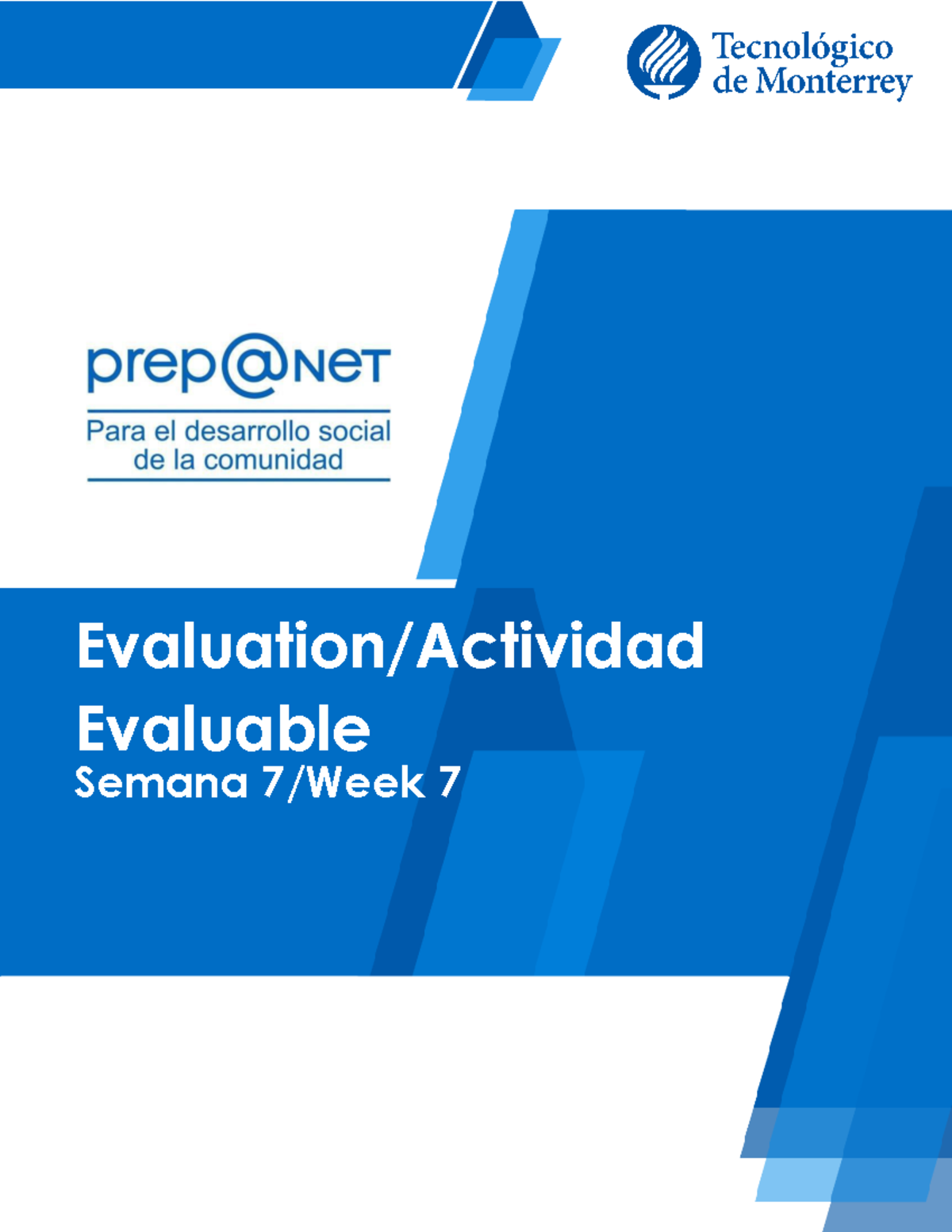 Actividad Evaluable Sem7 - Evaluation/Actividad Evaluable Semana 7/Week ...