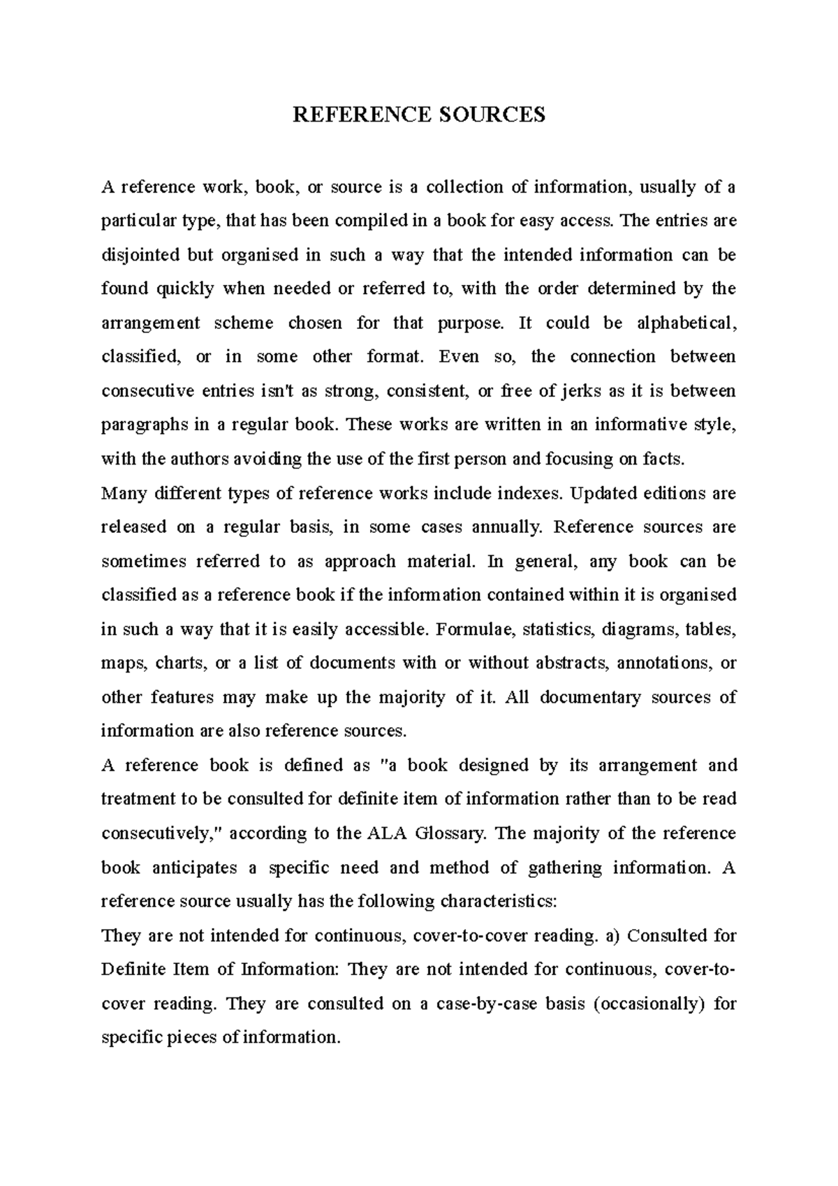 Reference Sources - Lecture notes 9 - REFERENCE SOURCES A reference ...