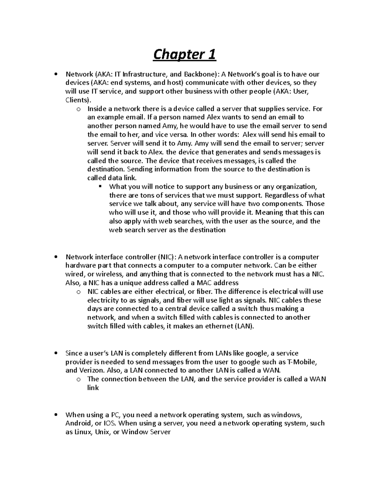 Networking+ Lecture Notes From Mike Meyers' CompTIA Network+ -ITNW-1358 ...