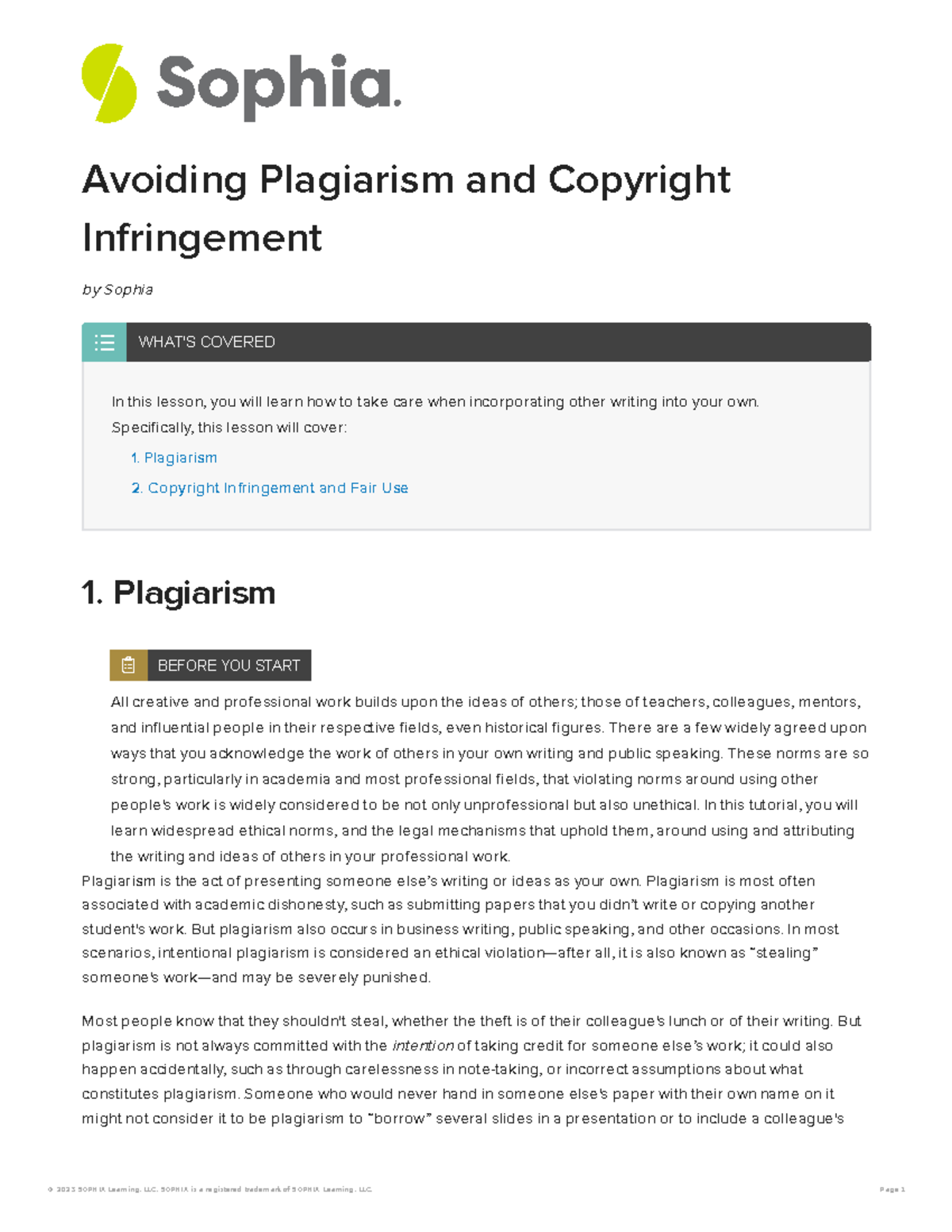 Avoiding Plagiarism And Copyright Infringement - Avoiding Plagiarism ...