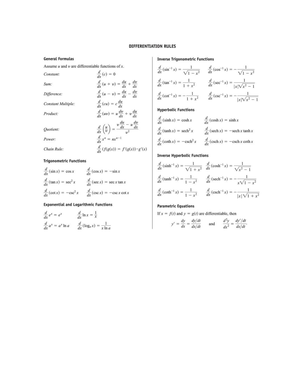1111Cheat sheet - MAST10006 - Studocu