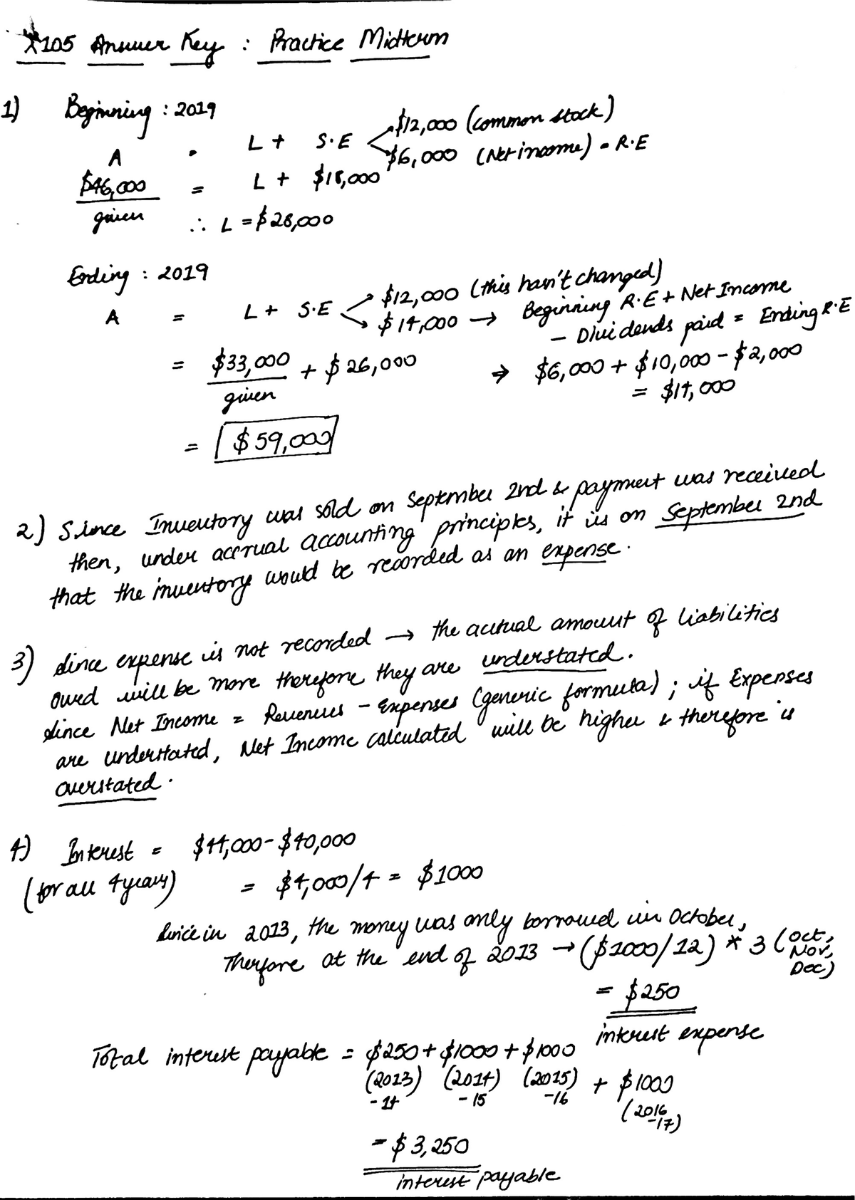 Practice+Midterm+Solutions - BUS A100 - Studocu