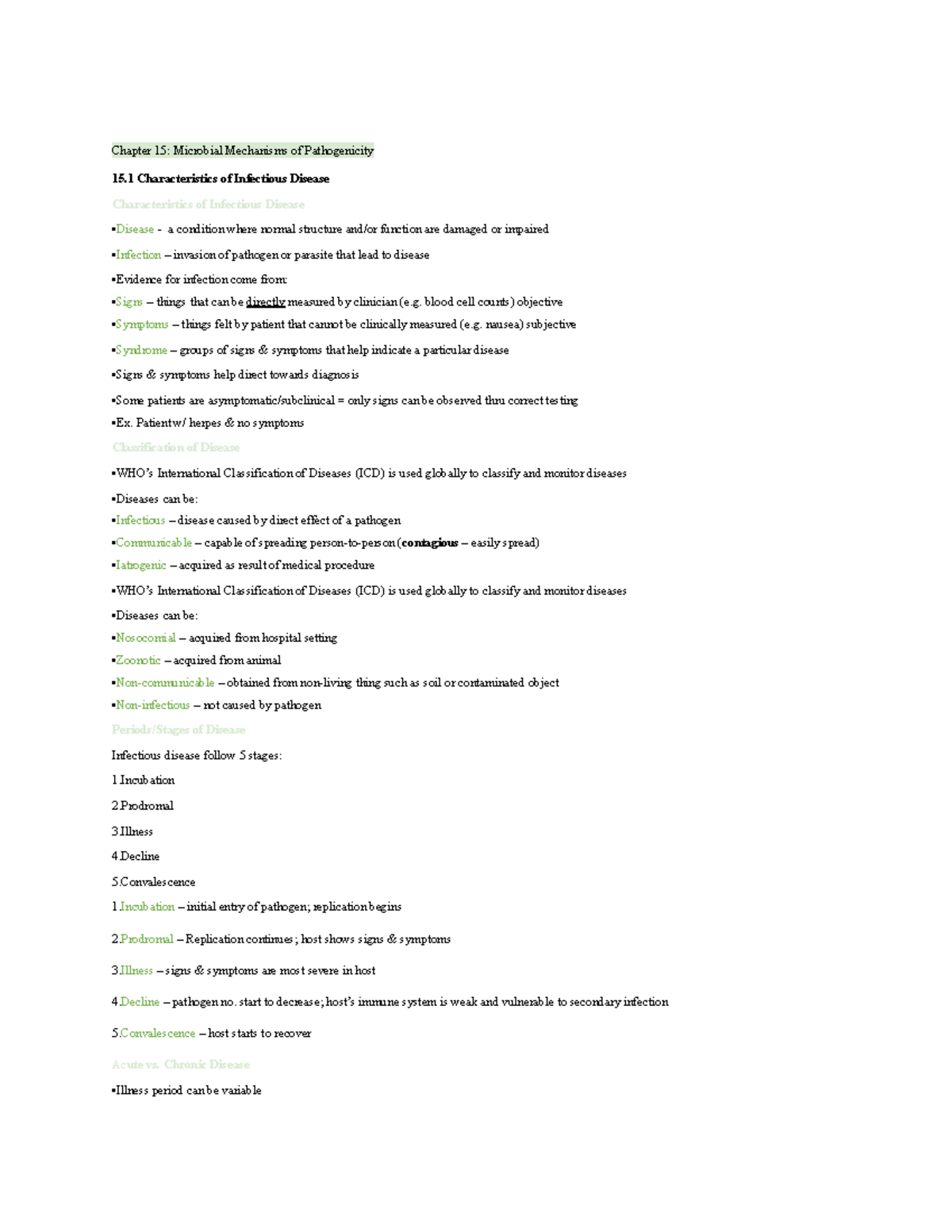 Microbiology Exam 4 - Lecture notes 15 - Chapter 15: Microbial ...