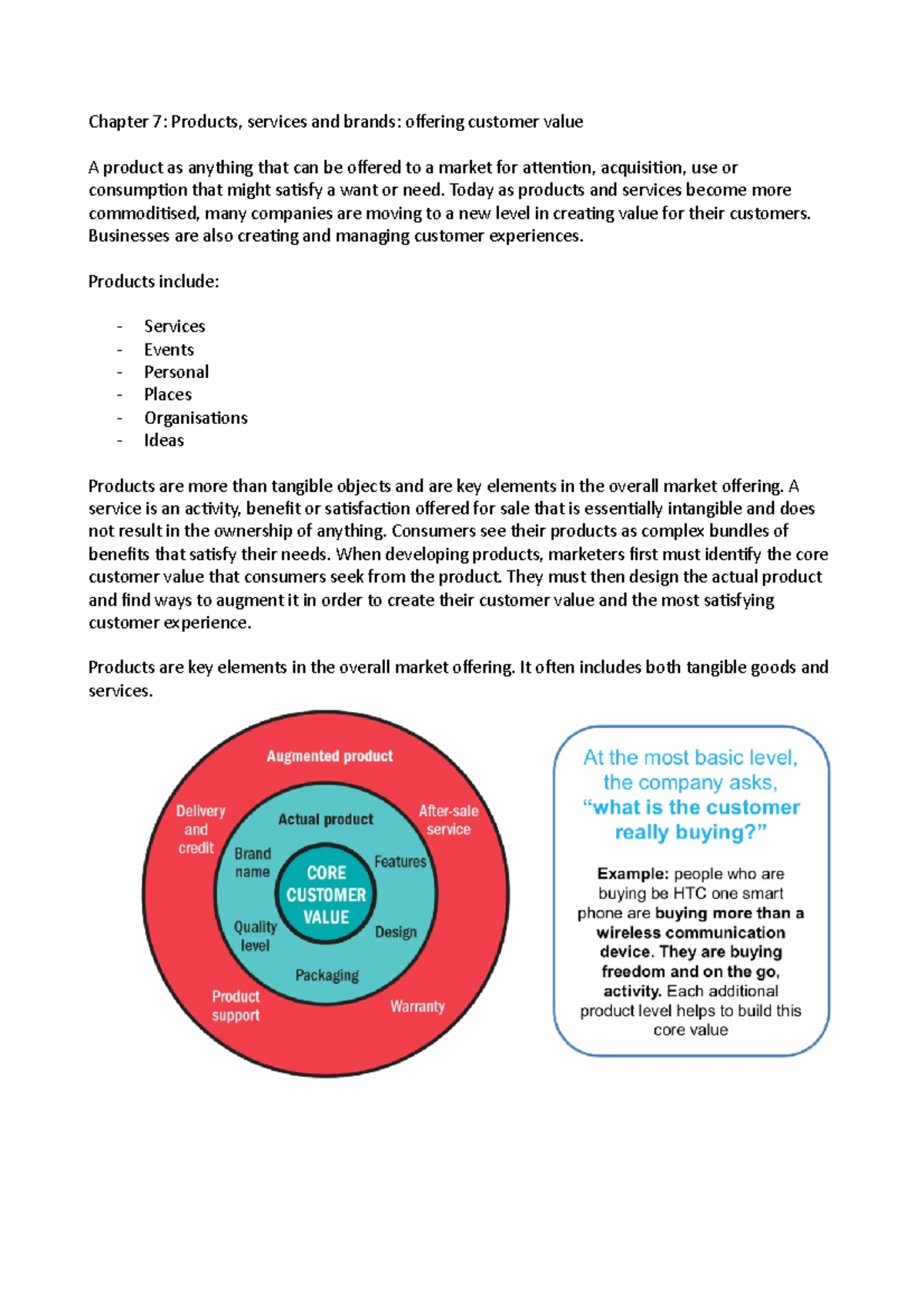 Chapter 7 Chapter 8 Marketing Principles - Chapter 7: Products ...