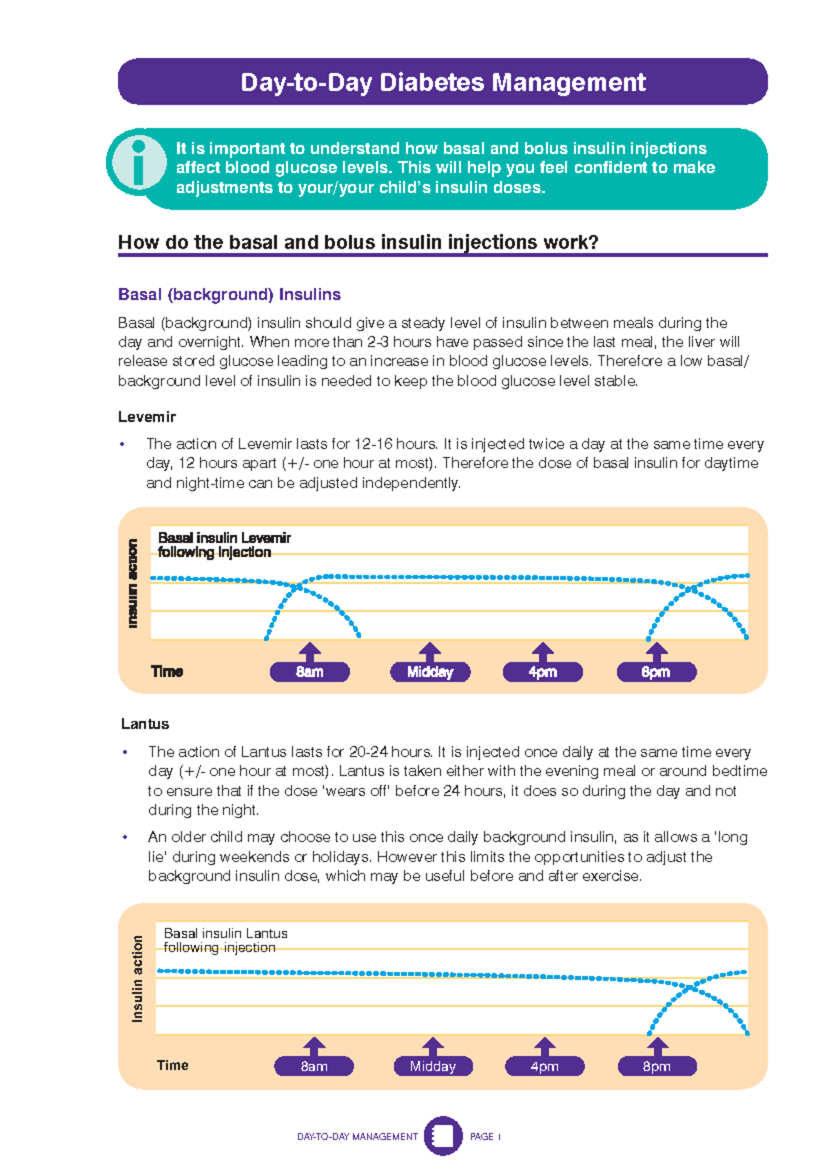 article for this olet - Day-to-Day Diabetes Management How do the basal ...
