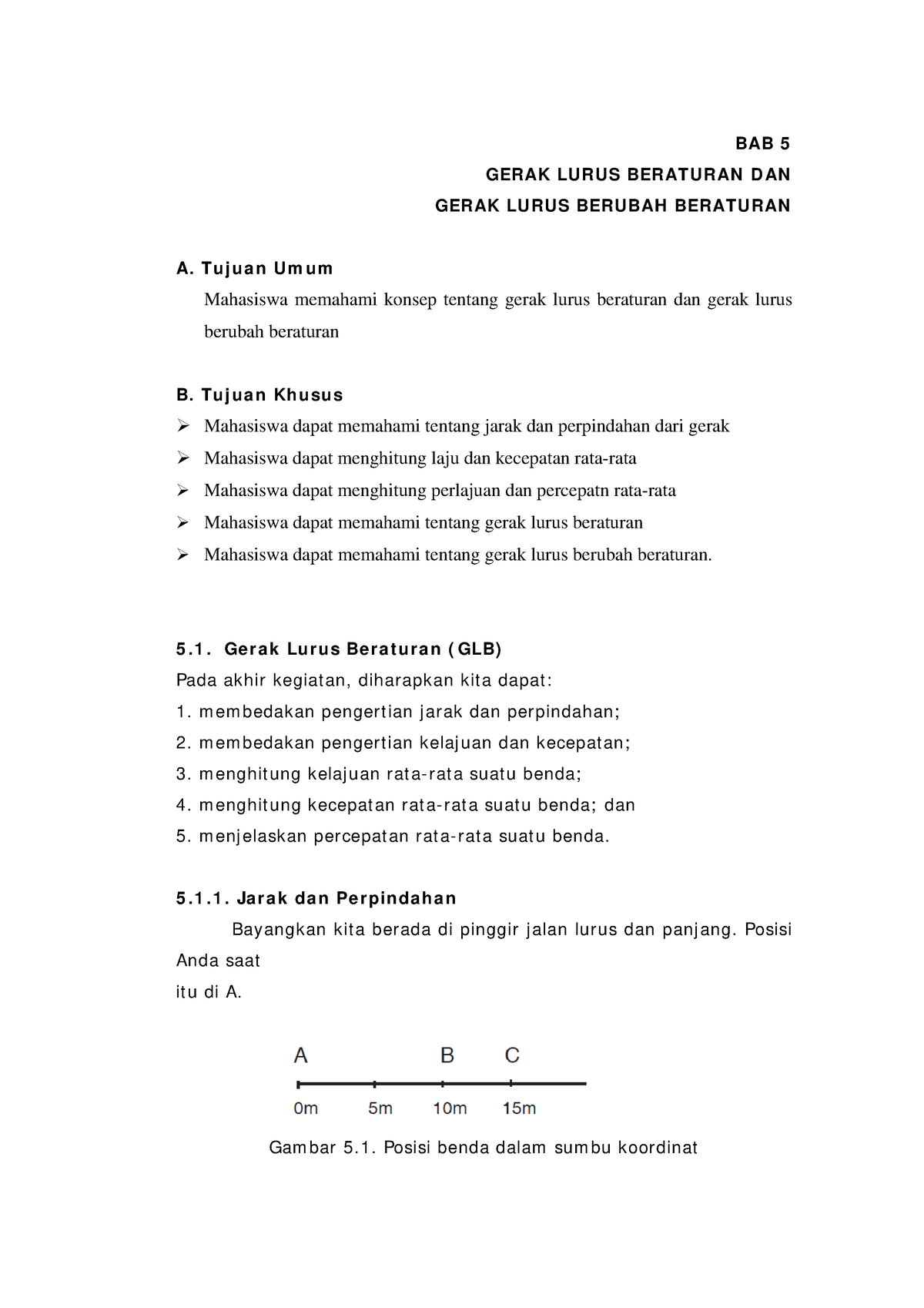 Bab 5 Glb Dan Glbb Materi Kuliah Fisika Pada Bab 5 Tentang Glb Dan Glbb Bab 5 Gerak Lurus 5261