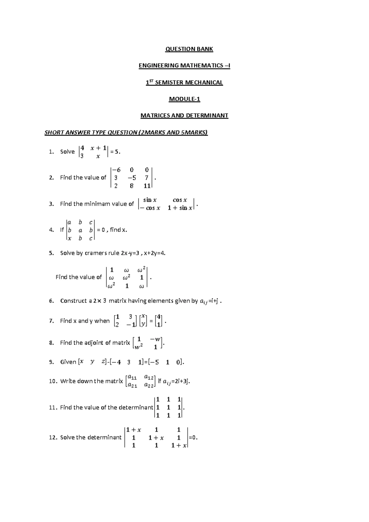 MATH 174 UNIT4 - MATH 174 UNIT 4 PRACTICE QUES - Core Mathematics ...