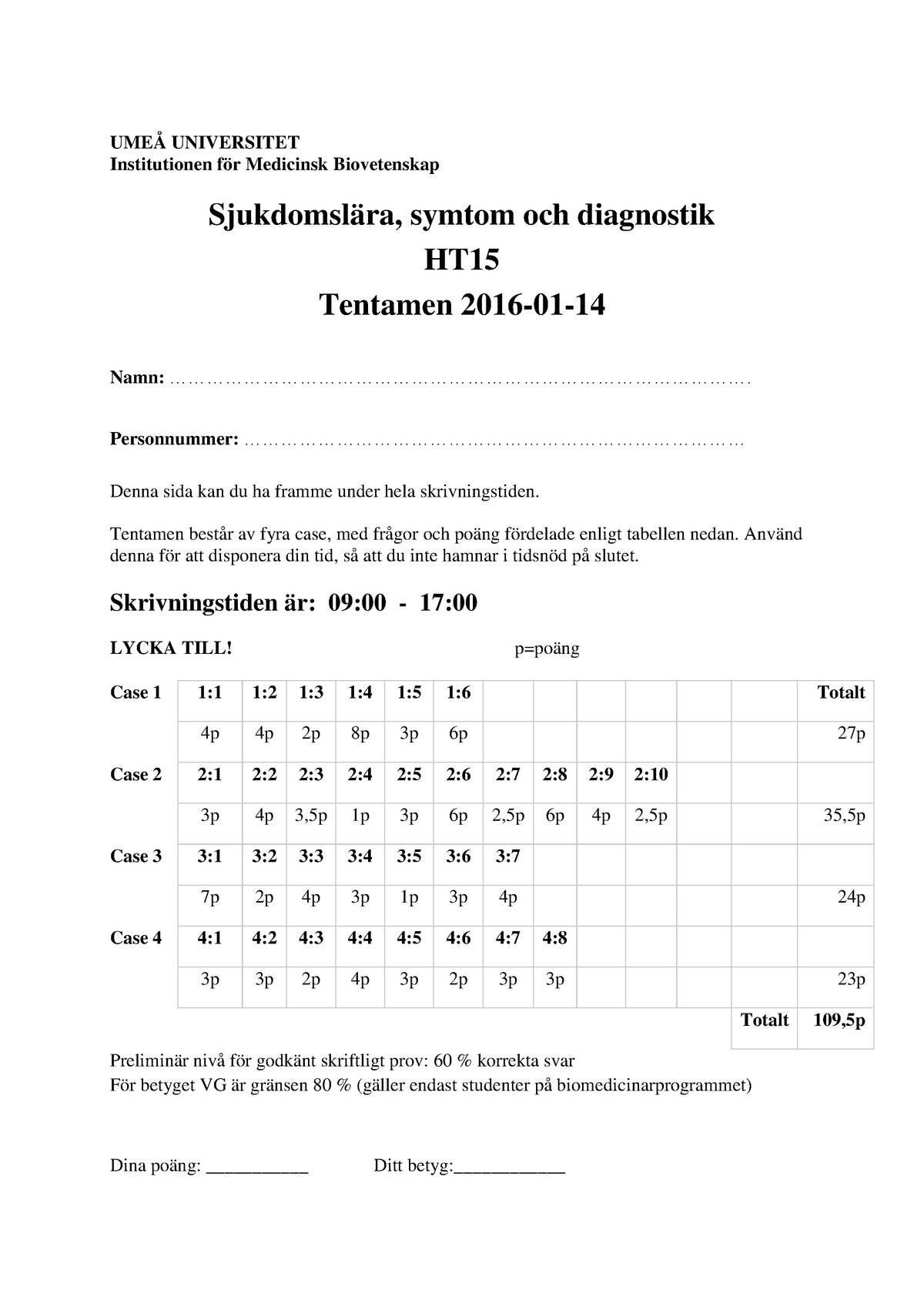 Tenta 16 Januari 2015 Fragor Och Svar 3me074 Studocu