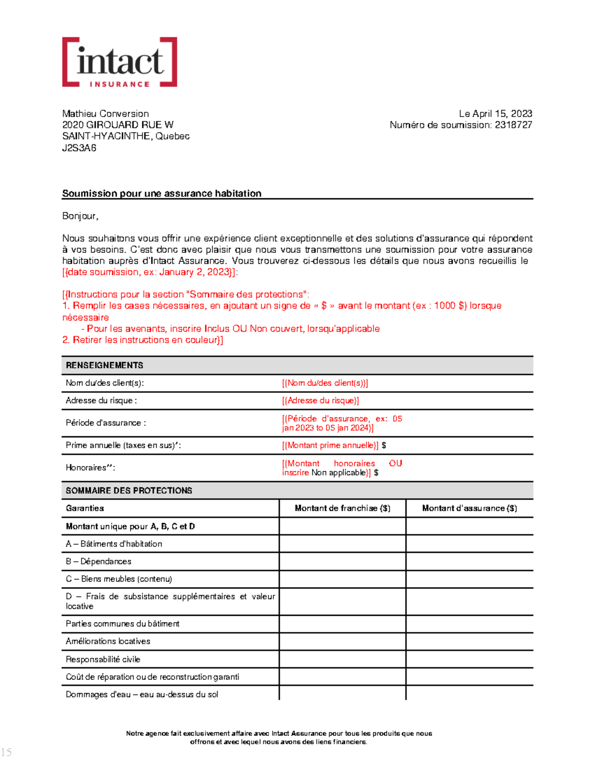 Render PDFTemplate (38) - Notre agence fait exclusivement affaire avec ...