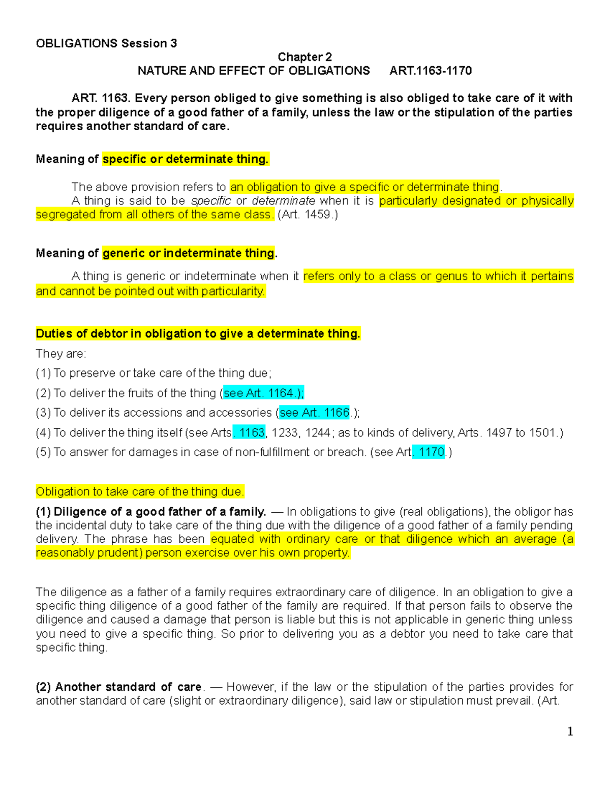 obli-chap-lecture-notes-1-obligations-session-3-chapter-2-nature