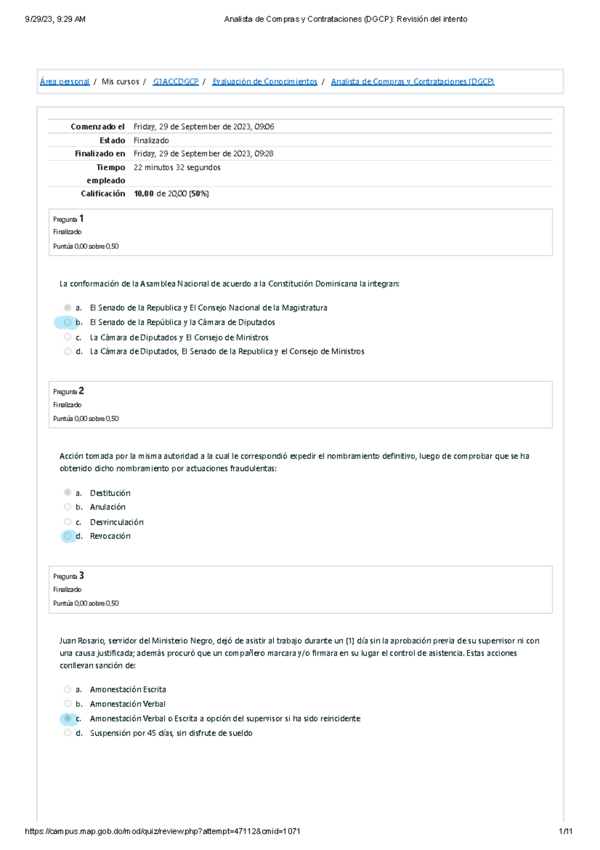 Analista de Compras y Contrataciones examen de concurso - Derecho ...