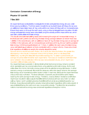 Copy of Phys121 Lab 2 - Lab from Physics Lab Prof. Cruz - Case 1 ...