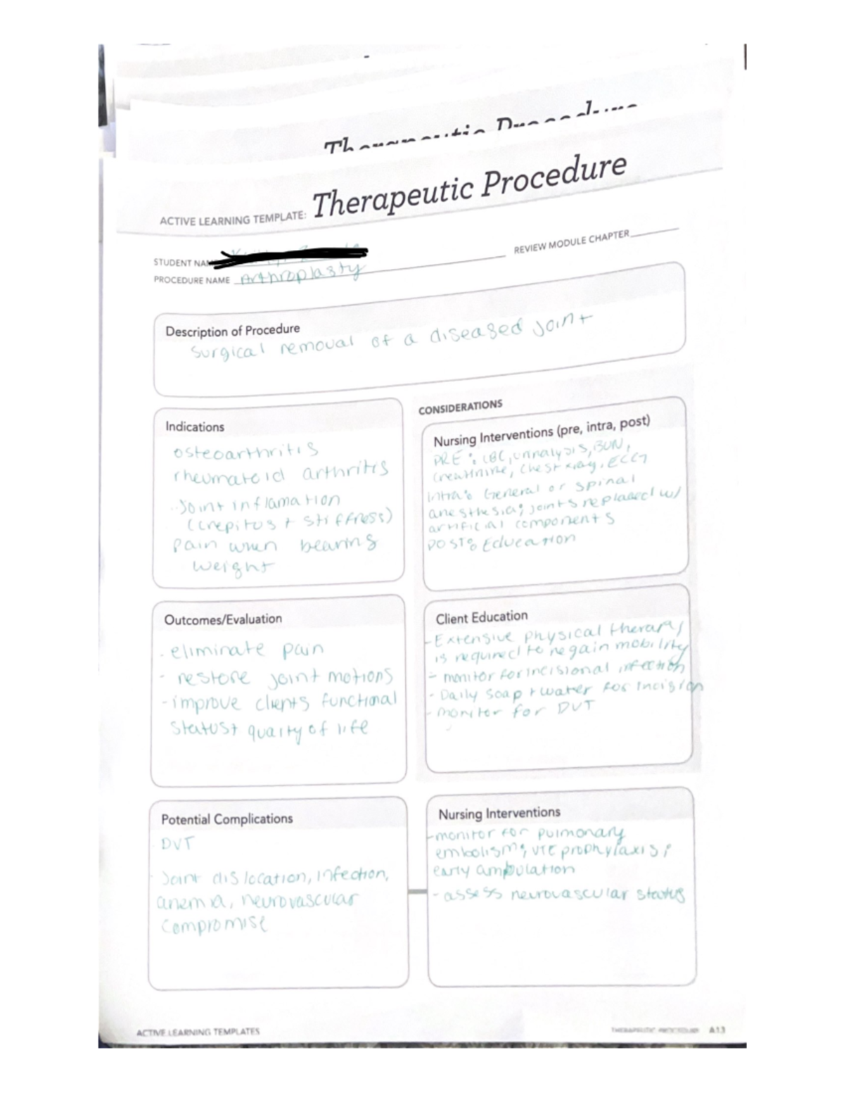 ATI Practice B. Remediation Templates - NUR425 - Studocu