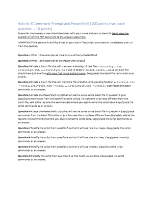 DBS211 Lab00 Getting Started - Getting Started Lab 00 Objectives: The ...