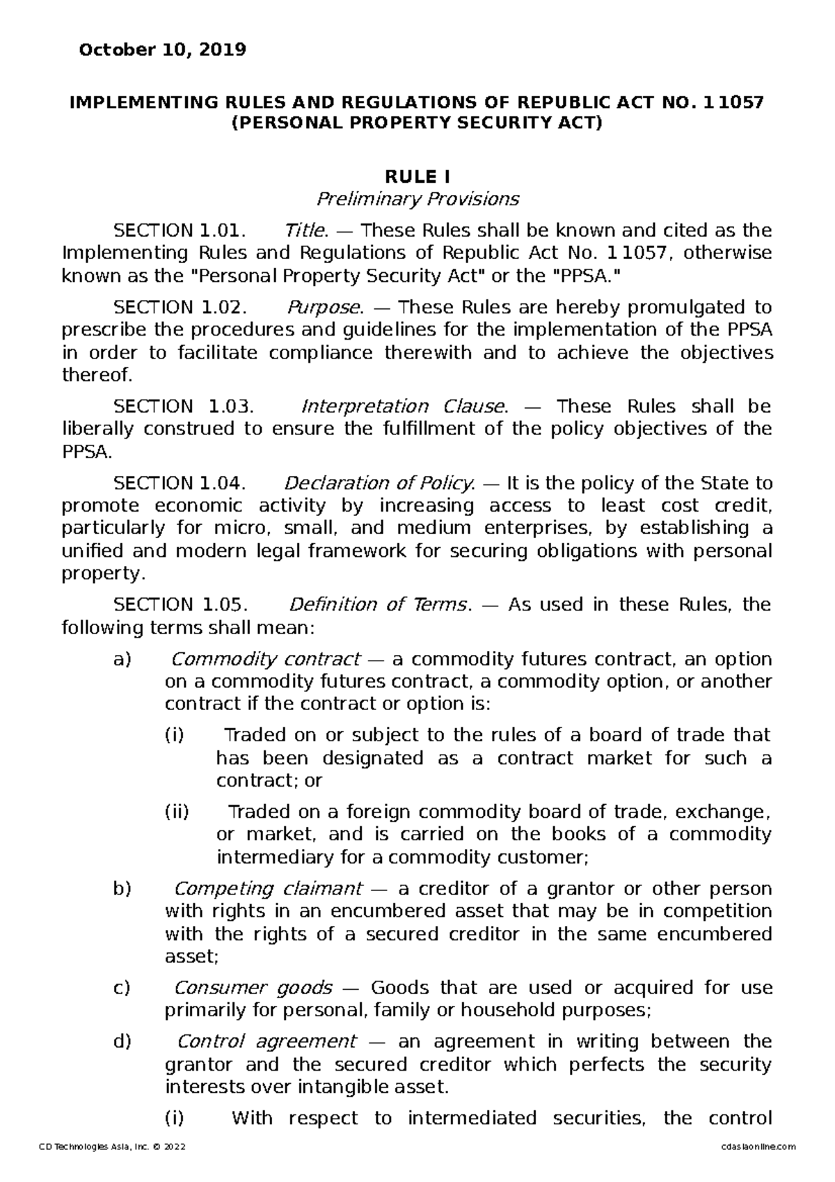 irr-of-ppsa-irr-of-the-ppsa-implementing-rules-and-regulations-of