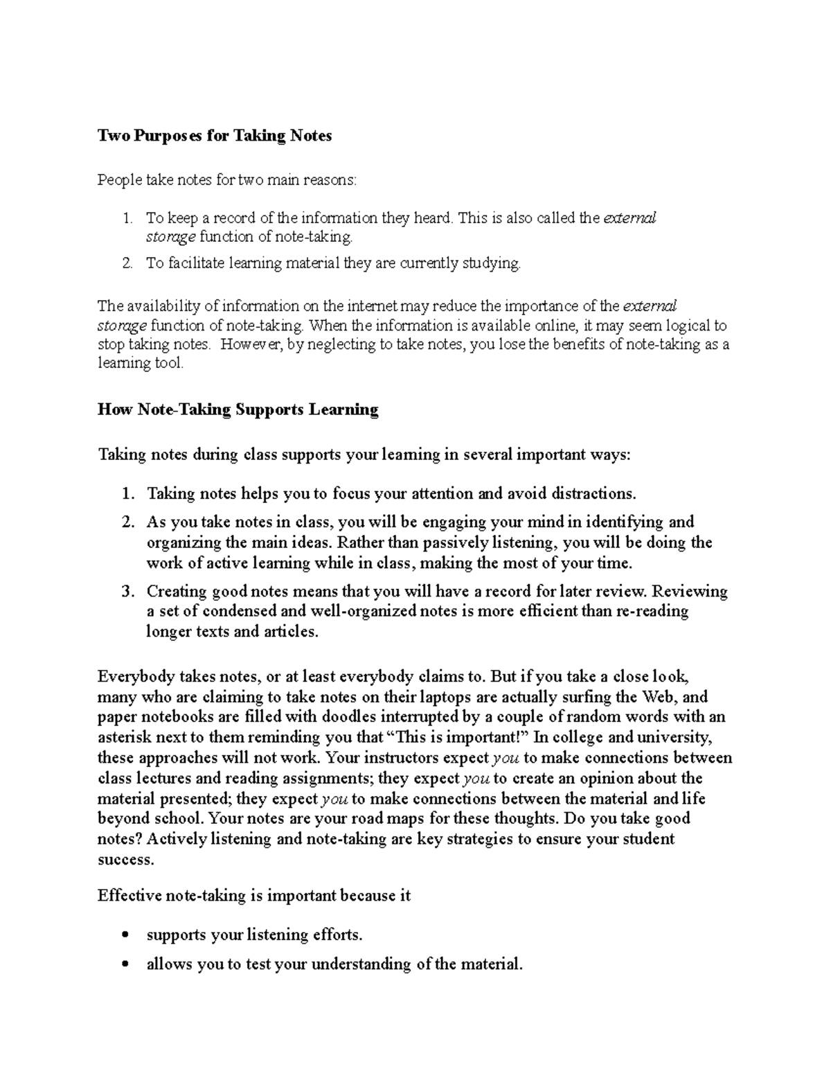 taking-notes-two-purposes-for-taking-notes-people-take-notes-for-two