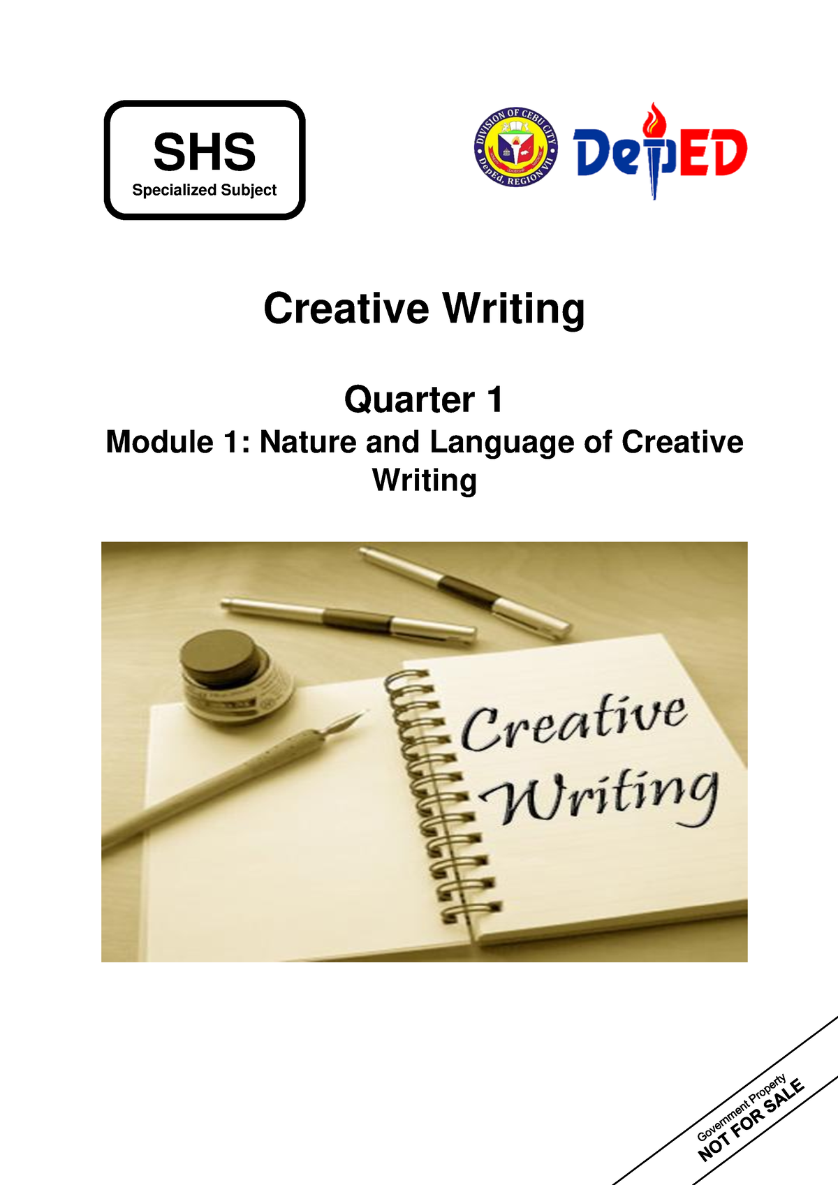 creative writing module quarter 4
