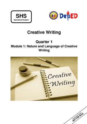 creative writing module 4 pdf