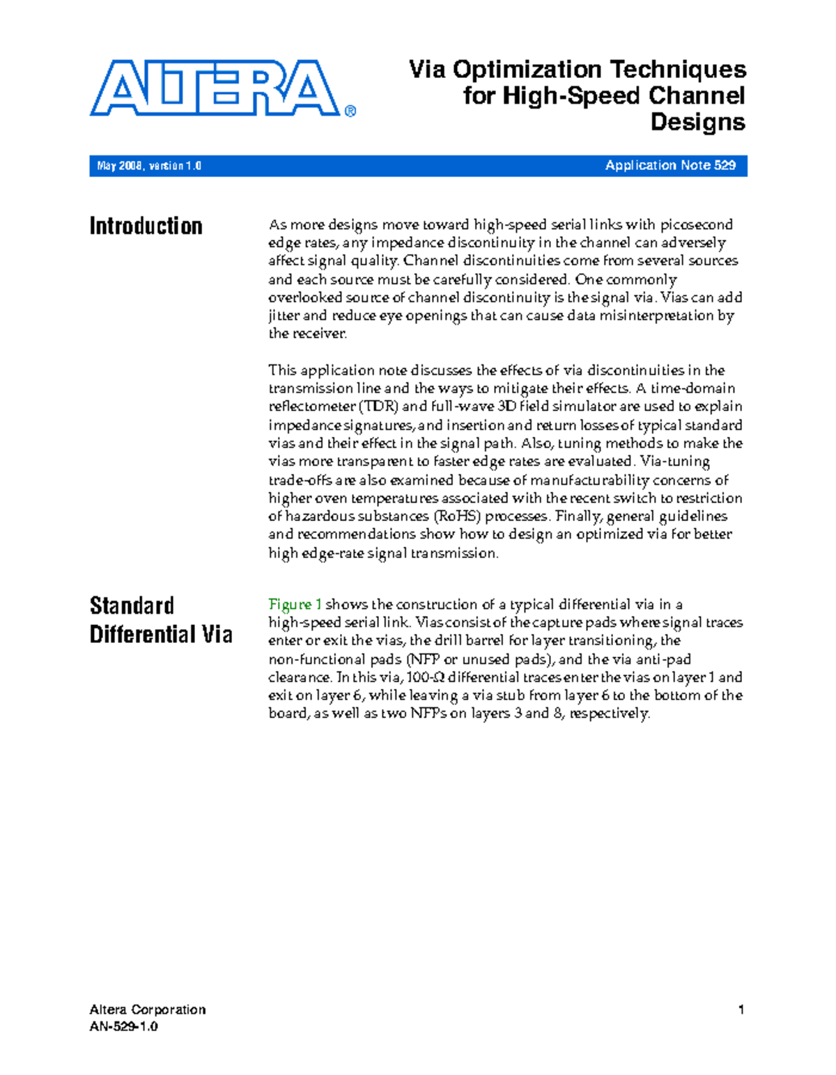 An529 - Useful - Altera Corporation 1 AN-529-1 Preliminary Application ...