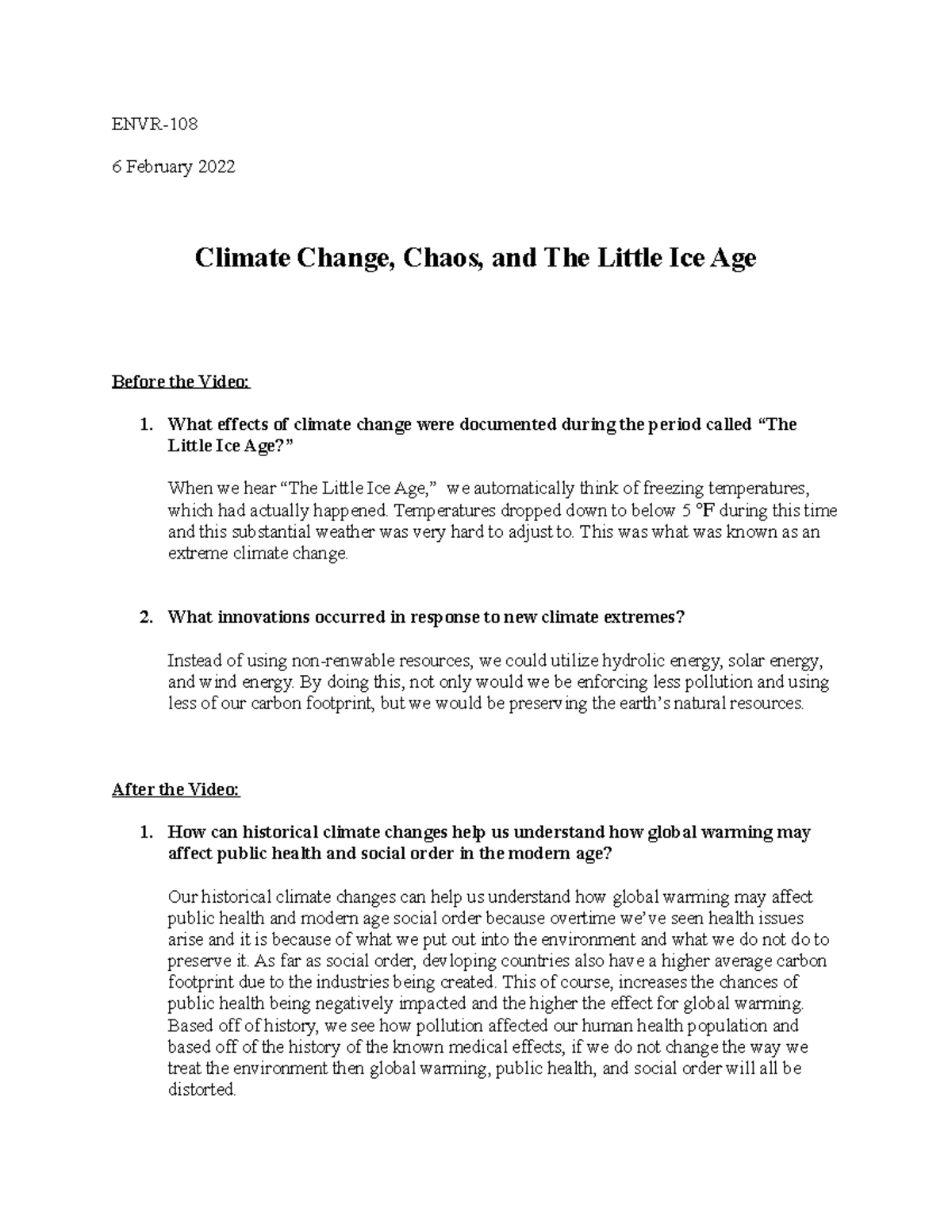 climate-change-chaos-and-the-little-ice-age-envr-6-february-2022