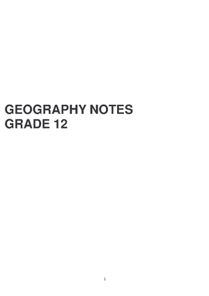 Geography Grade 12 Notes - 1 Source Rapid Hard rock Waterfall Mouth Sea ...