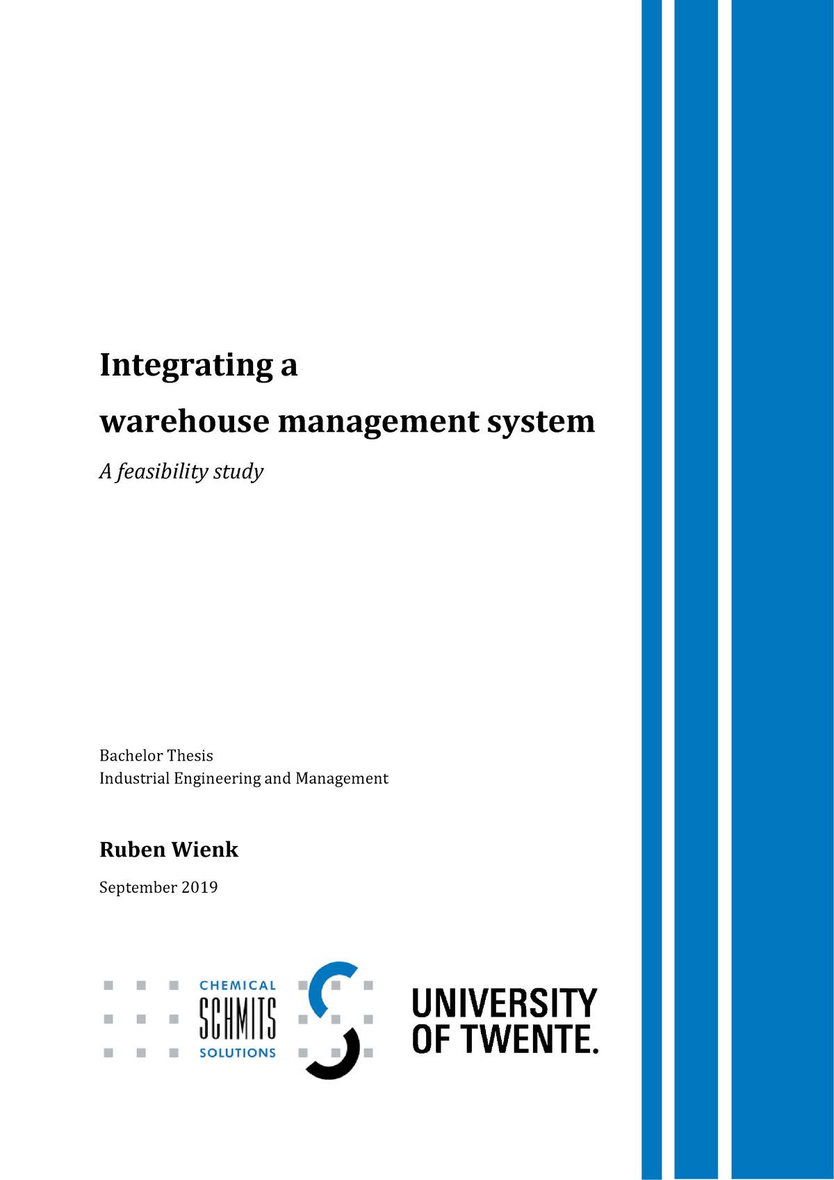 warehouse management system thesis